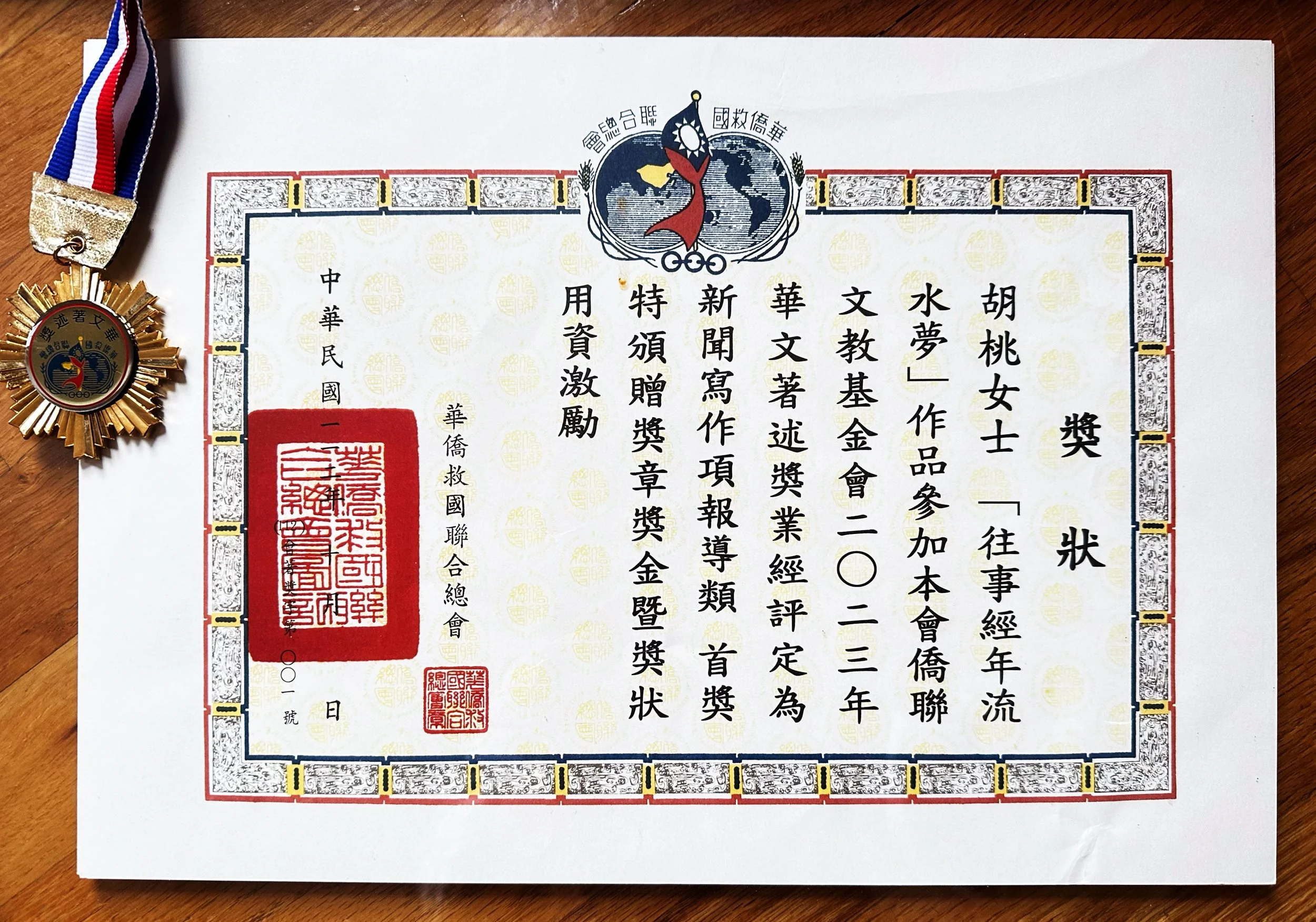 文学与纪录片获奖记录